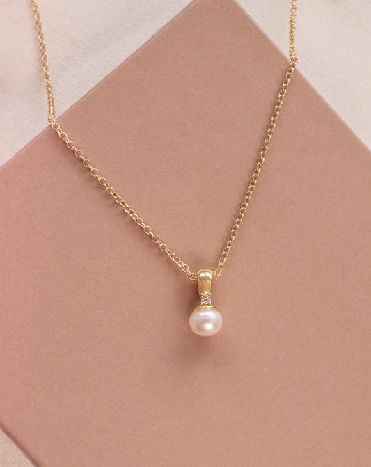 Pearl Charm Necklace