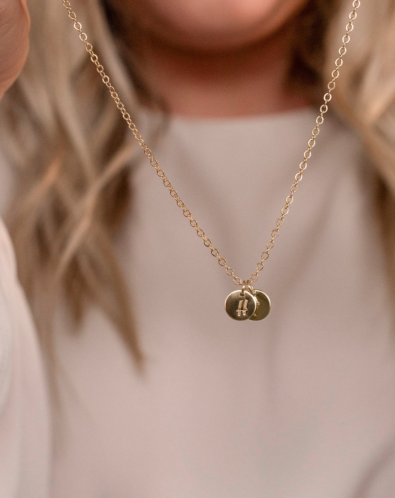 8mm Disc Necklace