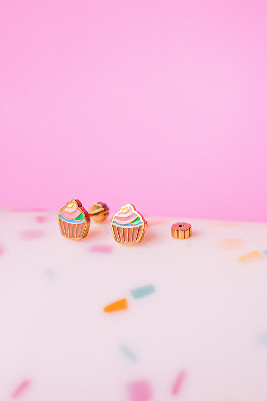 Cupcake Studs