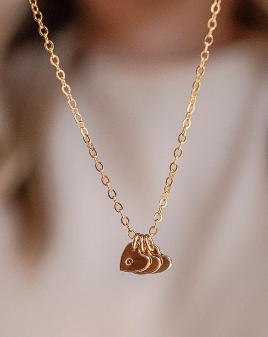 Mini Heart Stacker Necklace