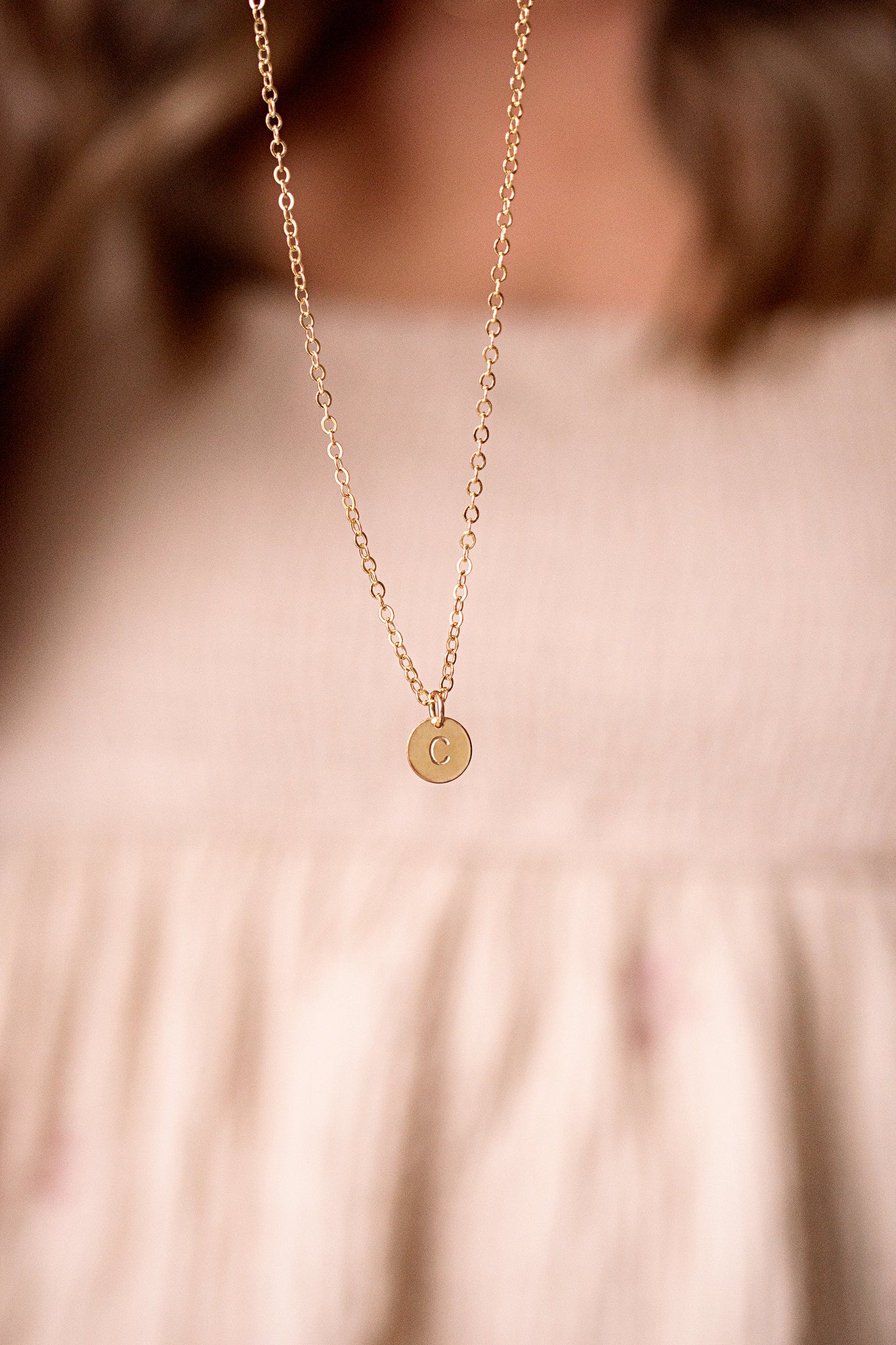 8mm Disc Necklace