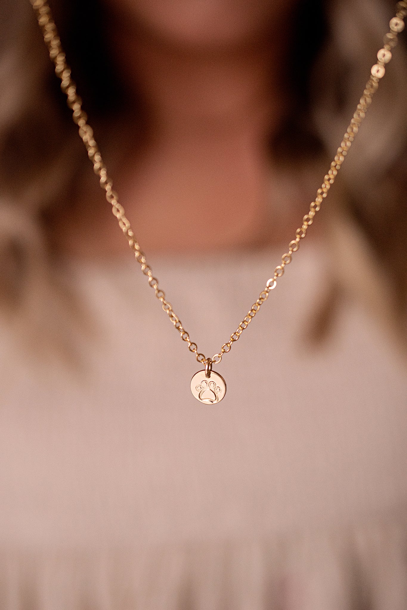 8mm Disc Necklace