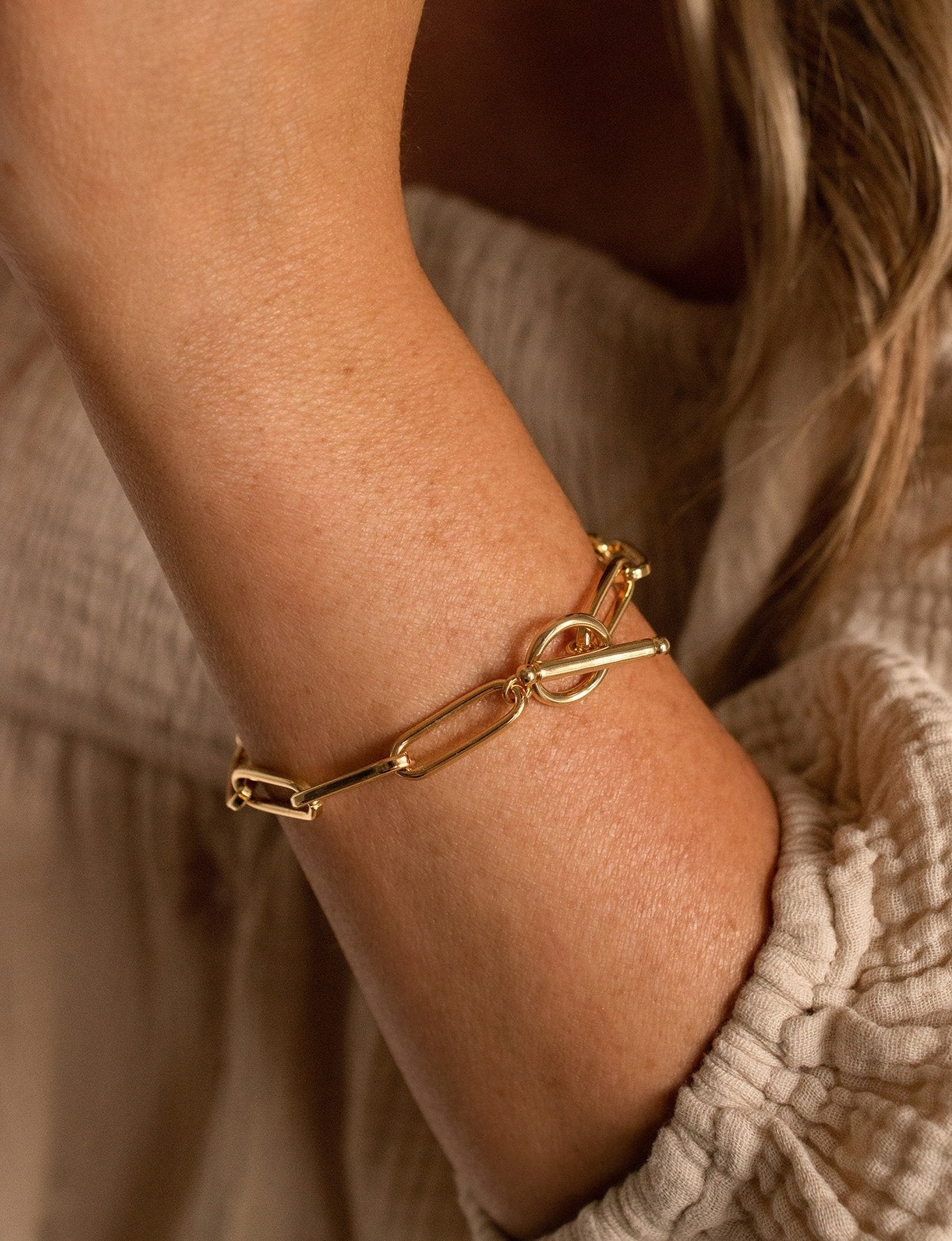 Bold Paperclip Bracelet
