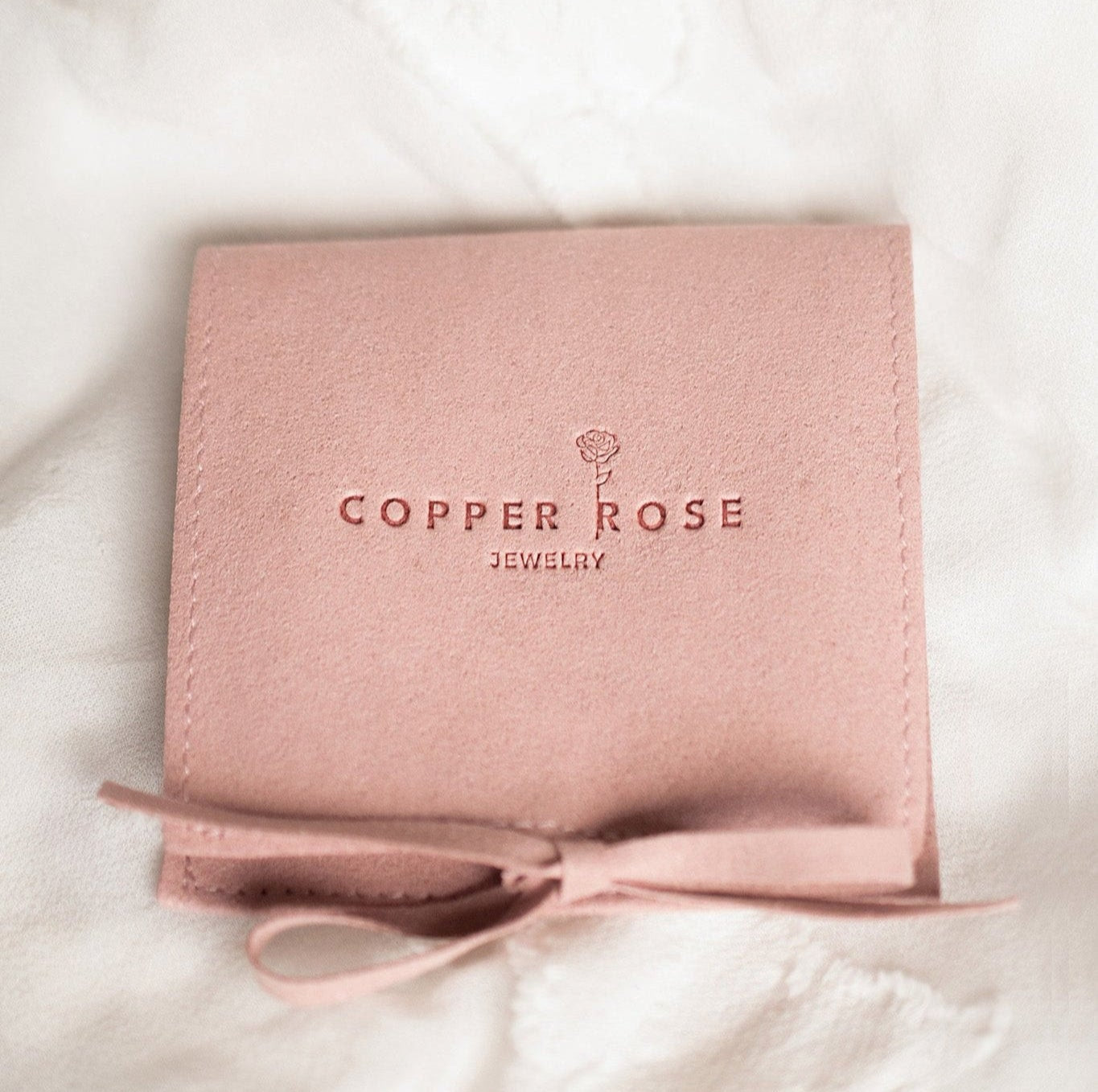 Pink Suede Pouch