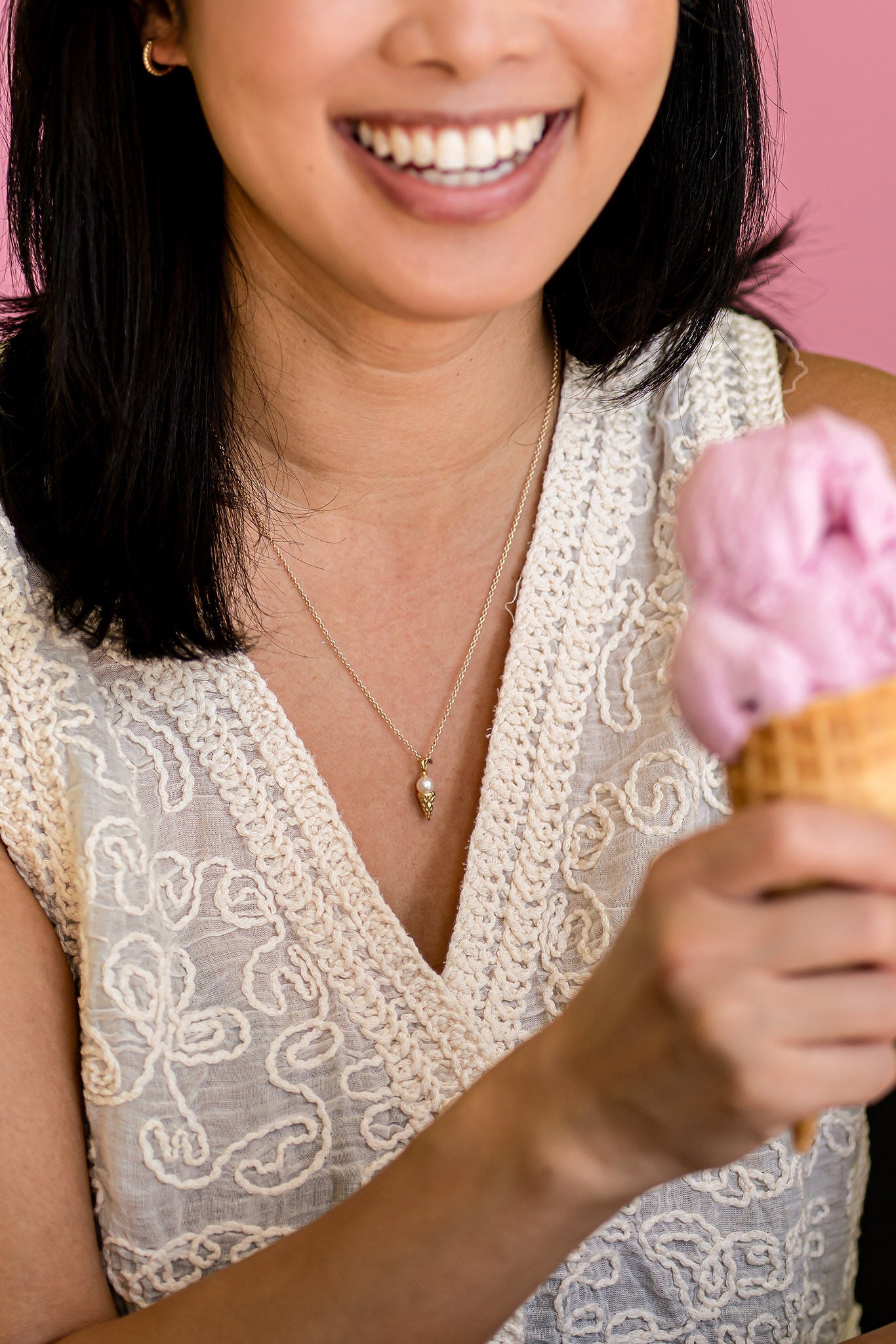Ice Cream Charm Necklace