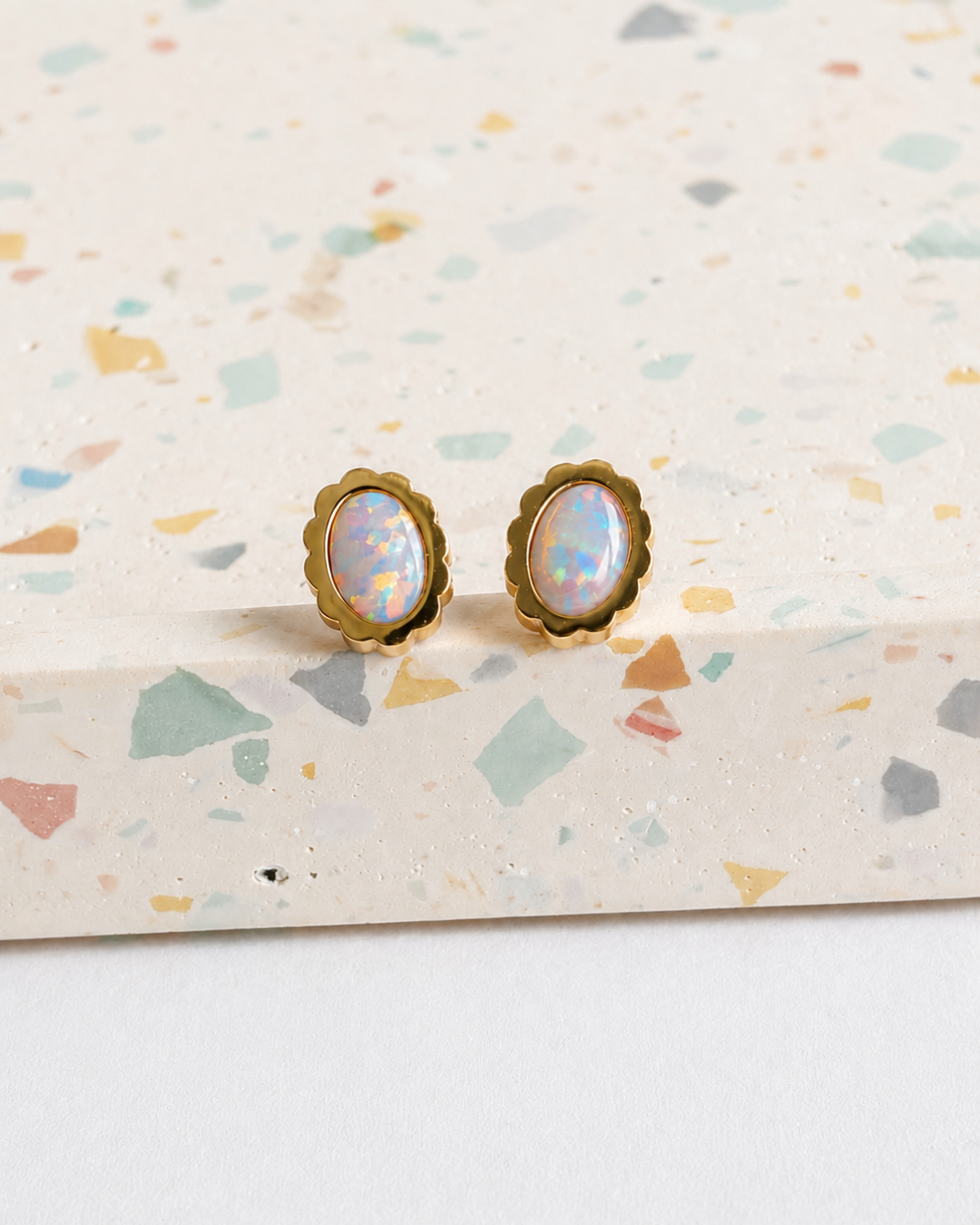 Anniversary Opal Studs