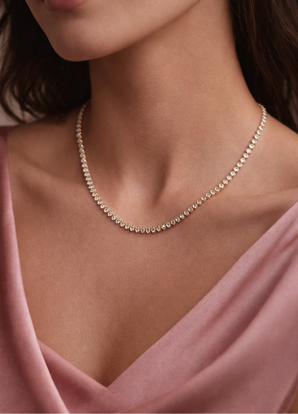 Marquis Tennis Necklace