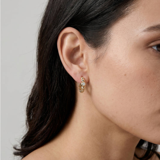 Bubble CZ Studs