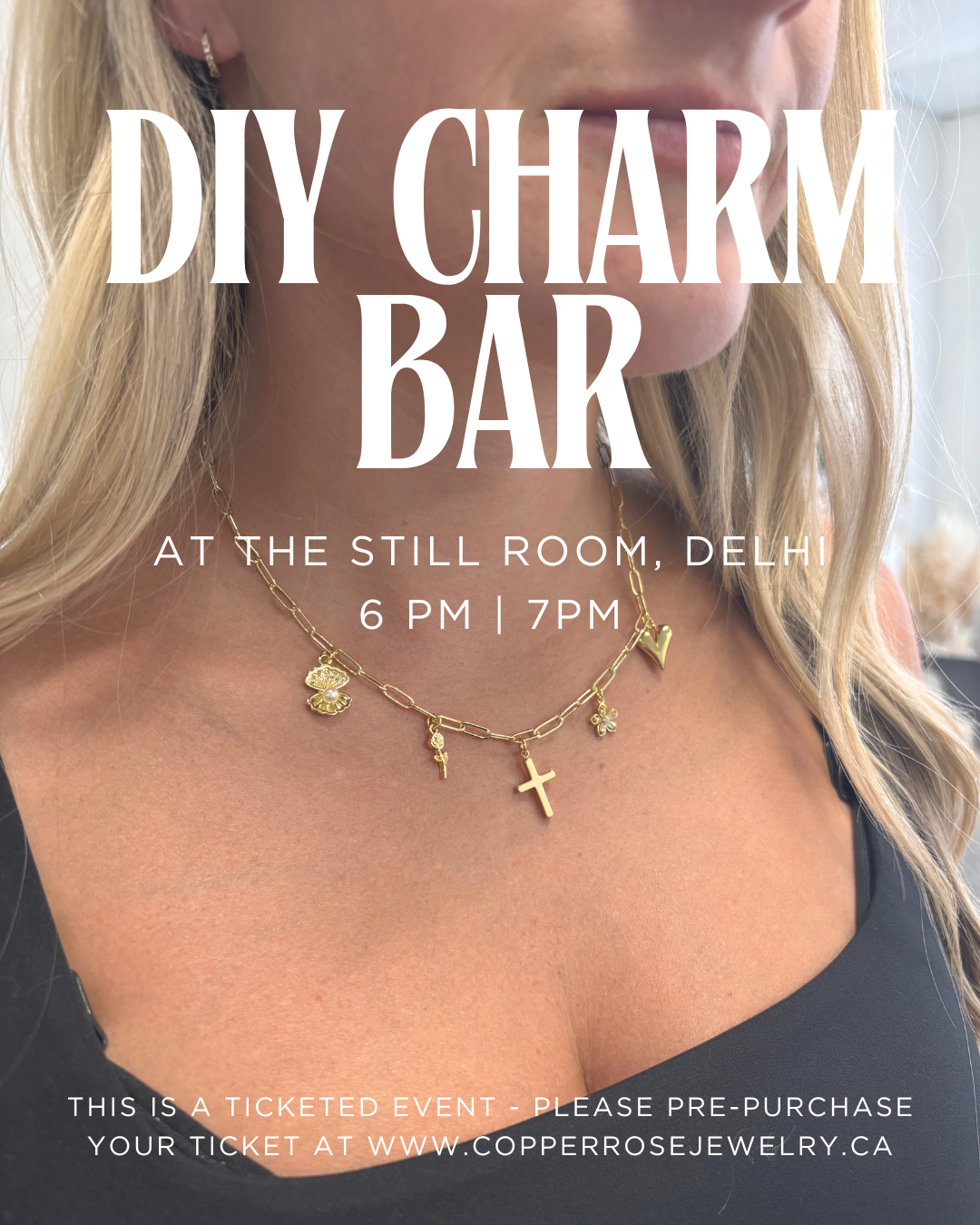 POP UP CHARM BAR EVENT - AUGUST 13th