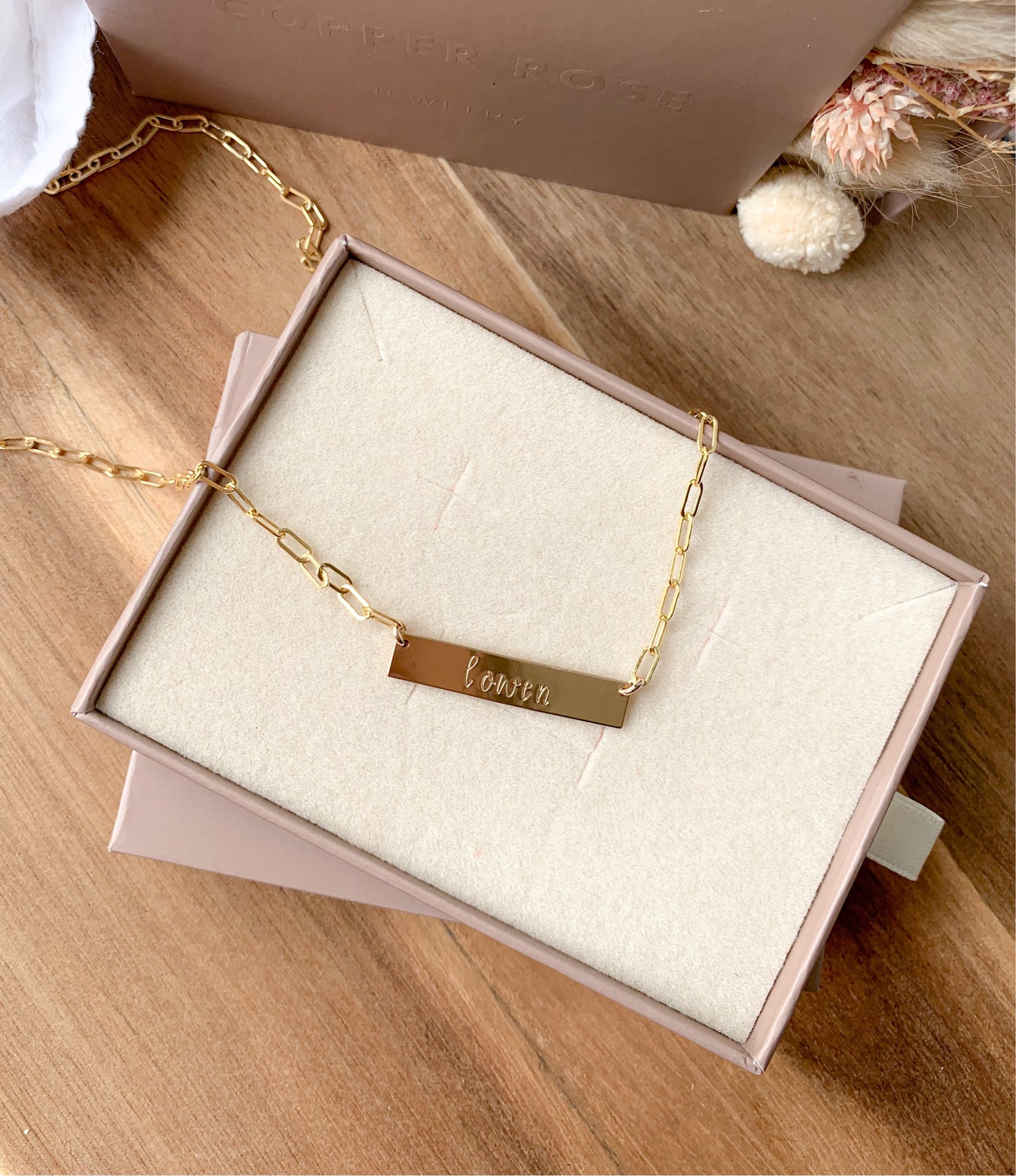 Lottie Bar Necklace