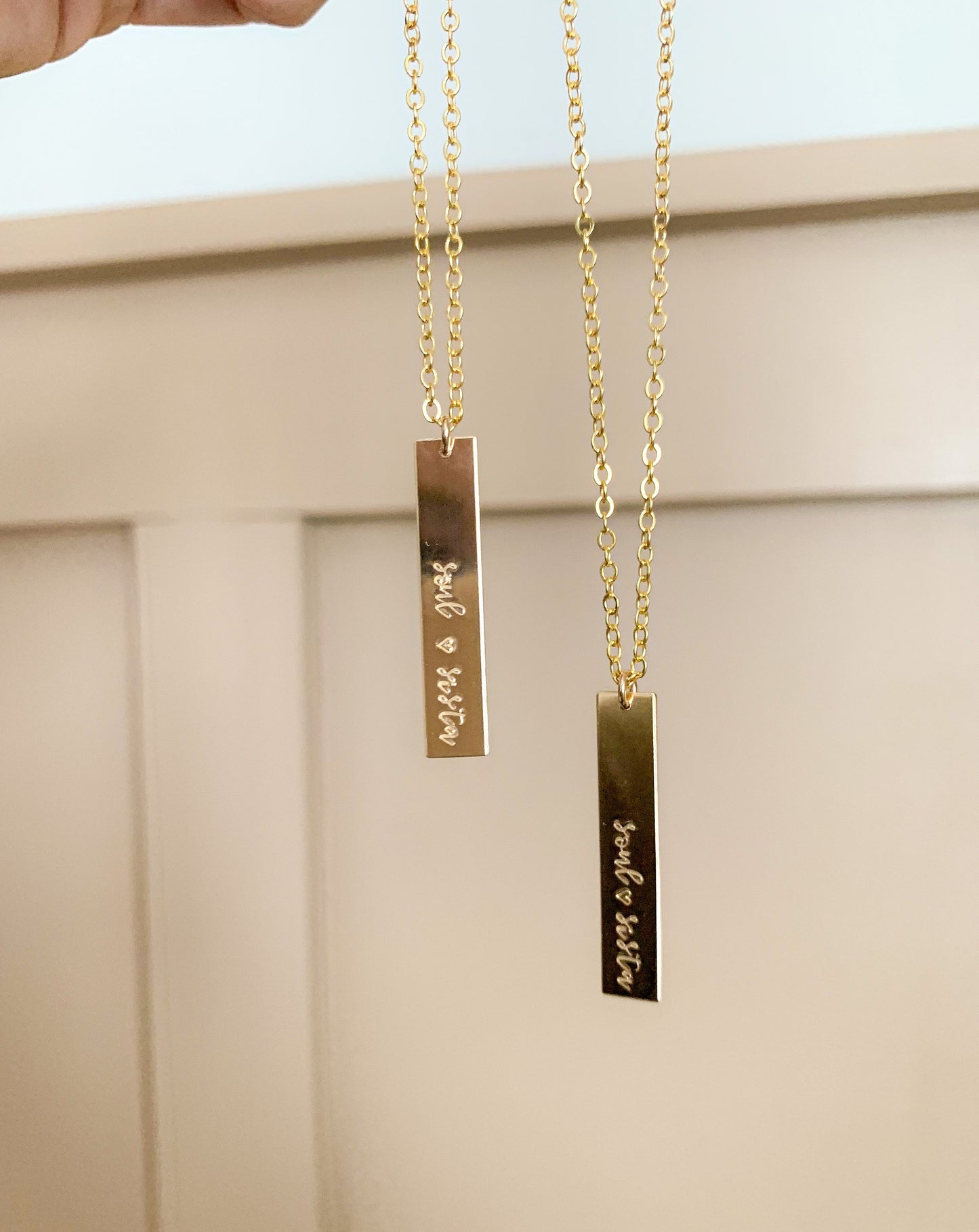 Vertical Bar Necklace