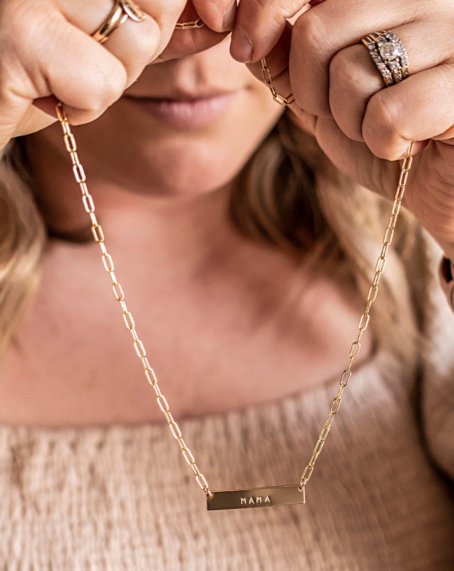 Lottie Bar Necklace