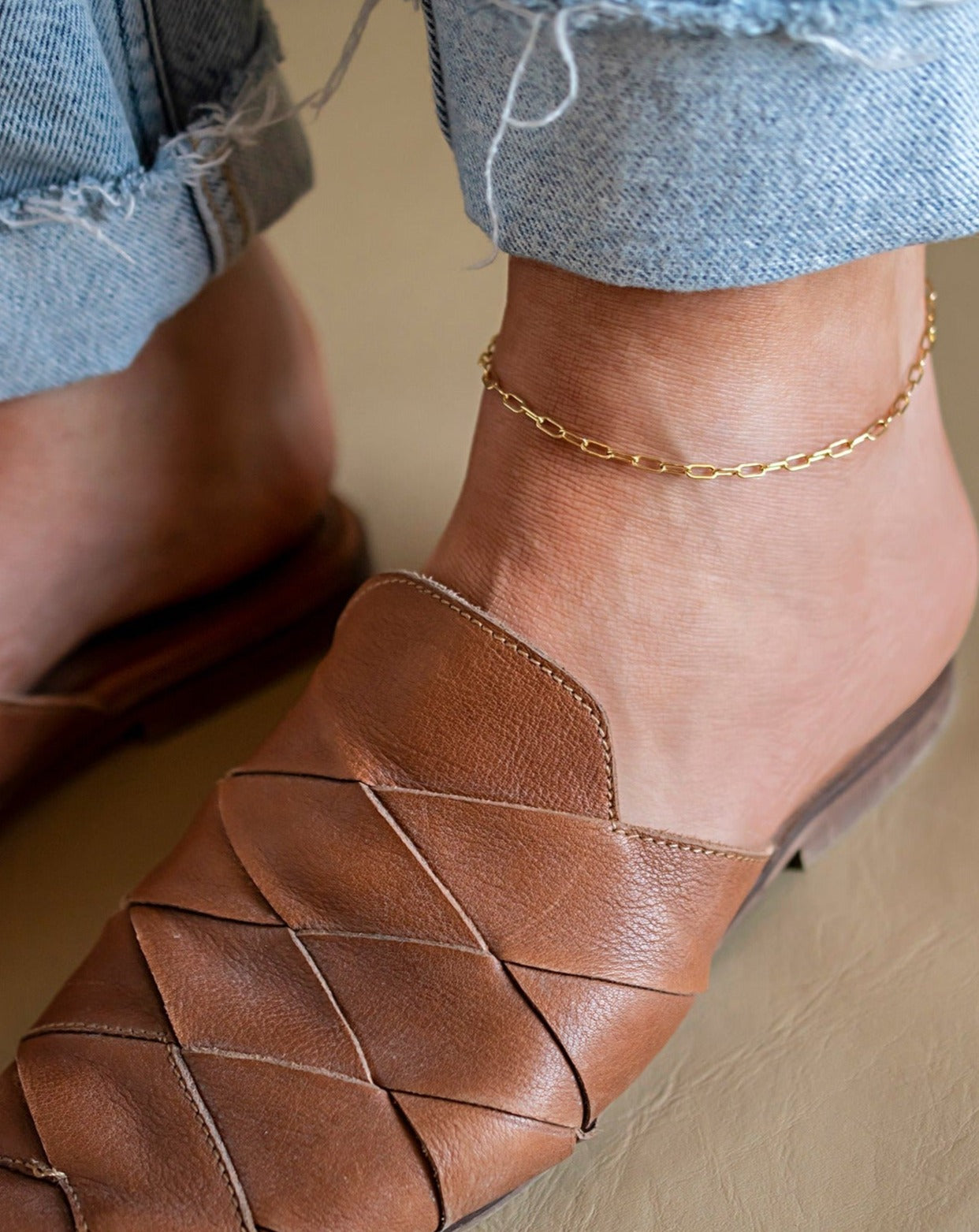 Paperclip Anklet