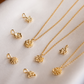 Birth Flower Charm Necklace