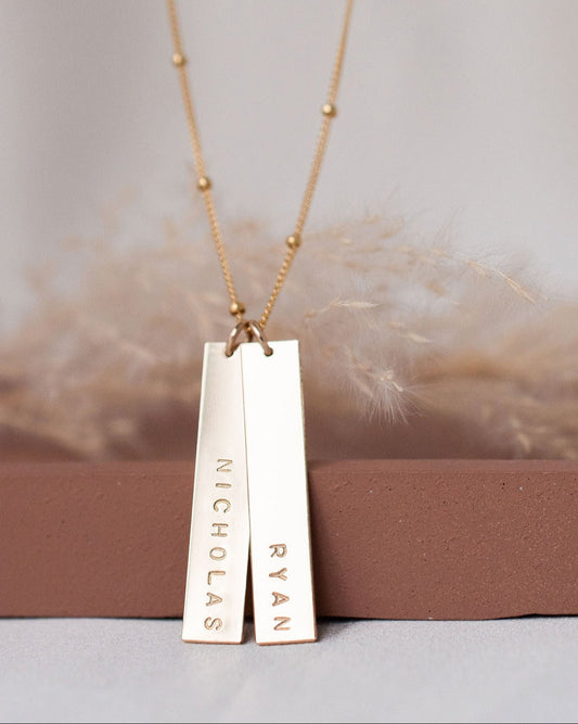 Vertical Bar Necklace