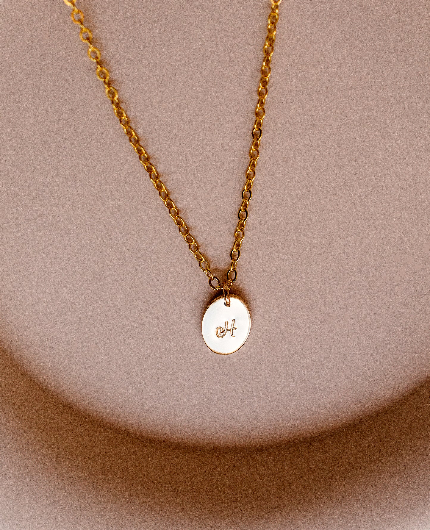 Teeny Oval Necklace