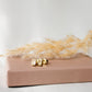 Bezeled Baguette Studs
