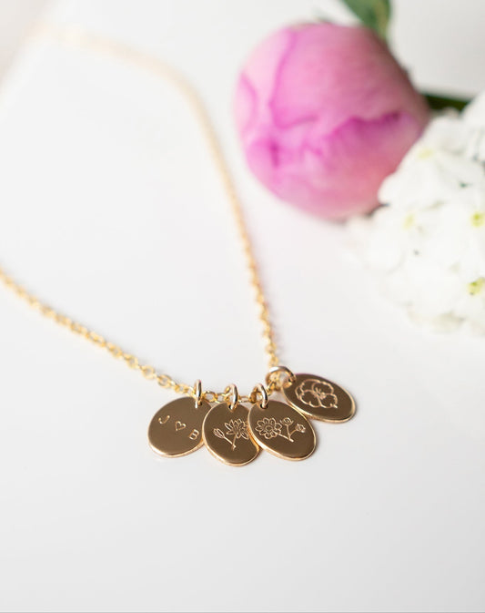 Teeny Oval Necklace