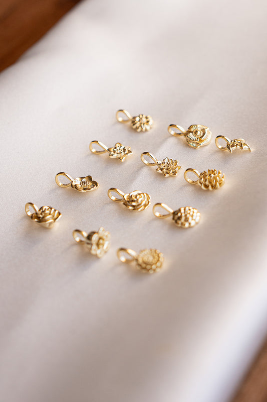 Birth Flower Charms