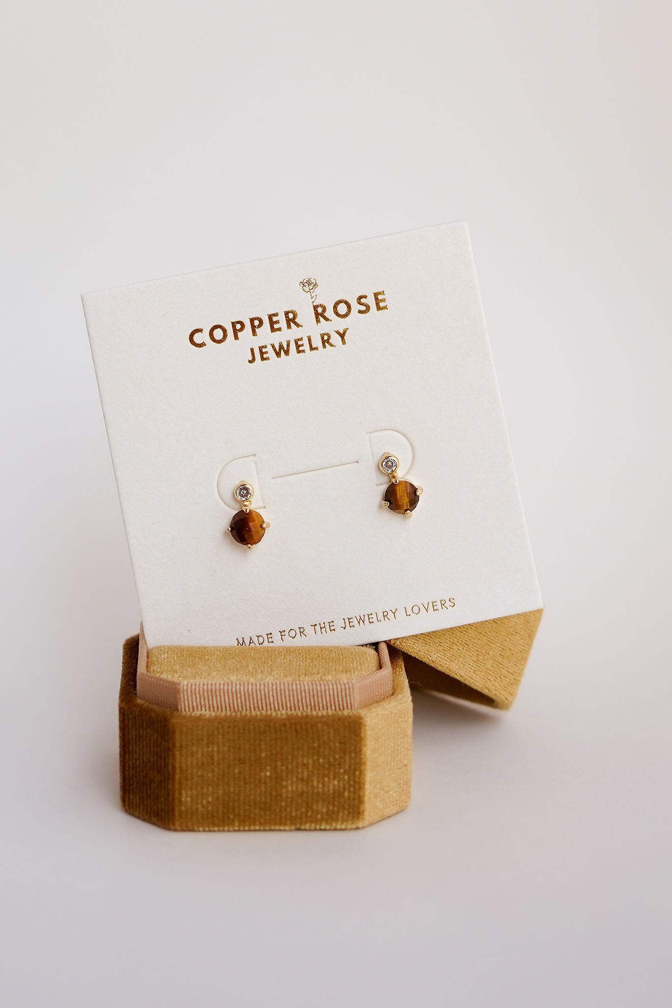 Tiger Eye Studs