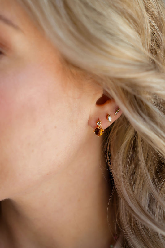Tiger Eye Studs