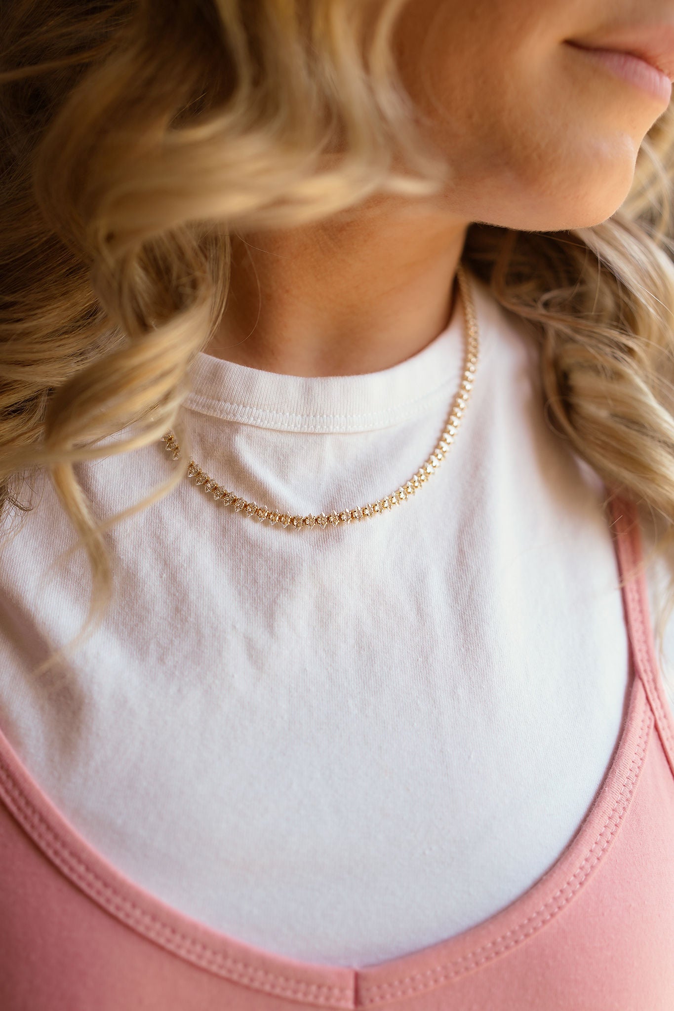 Marquis Tennis Necklace
