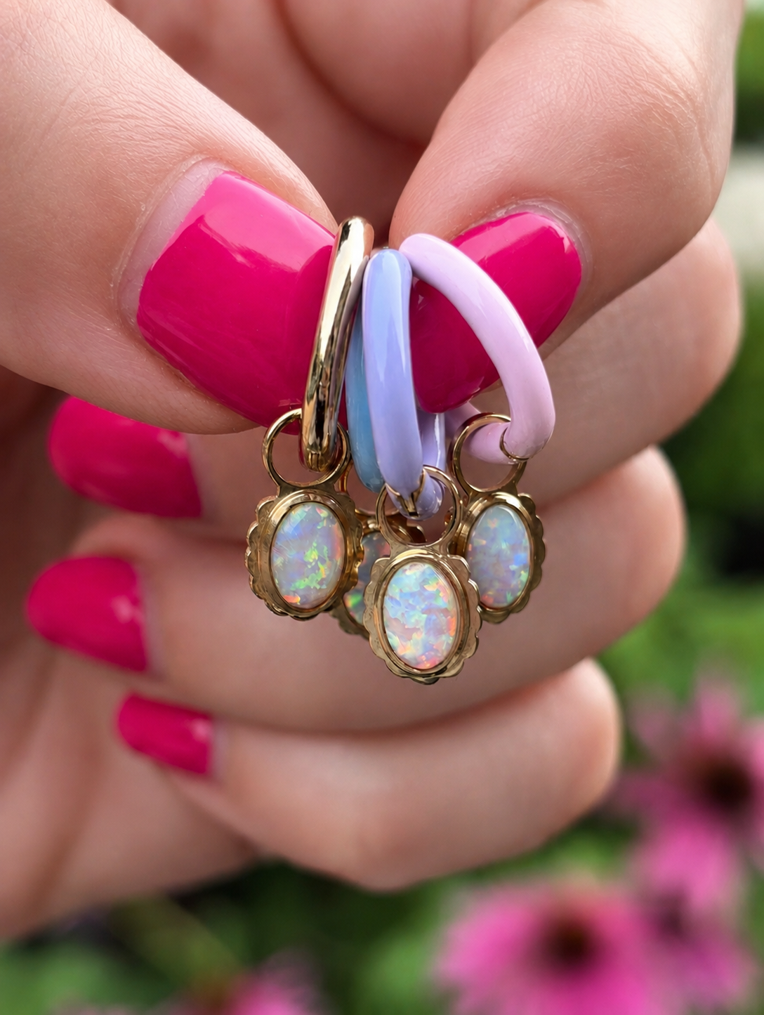 Anniversary Opal Charms