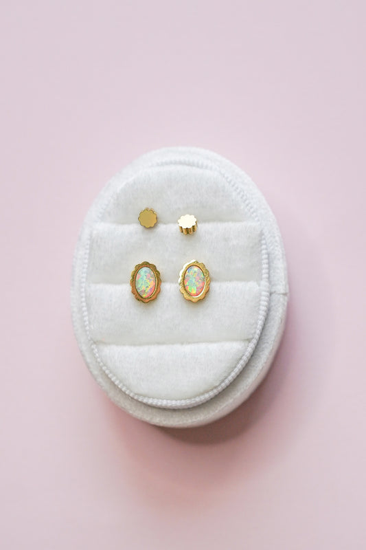 Anniversary Opal Studs