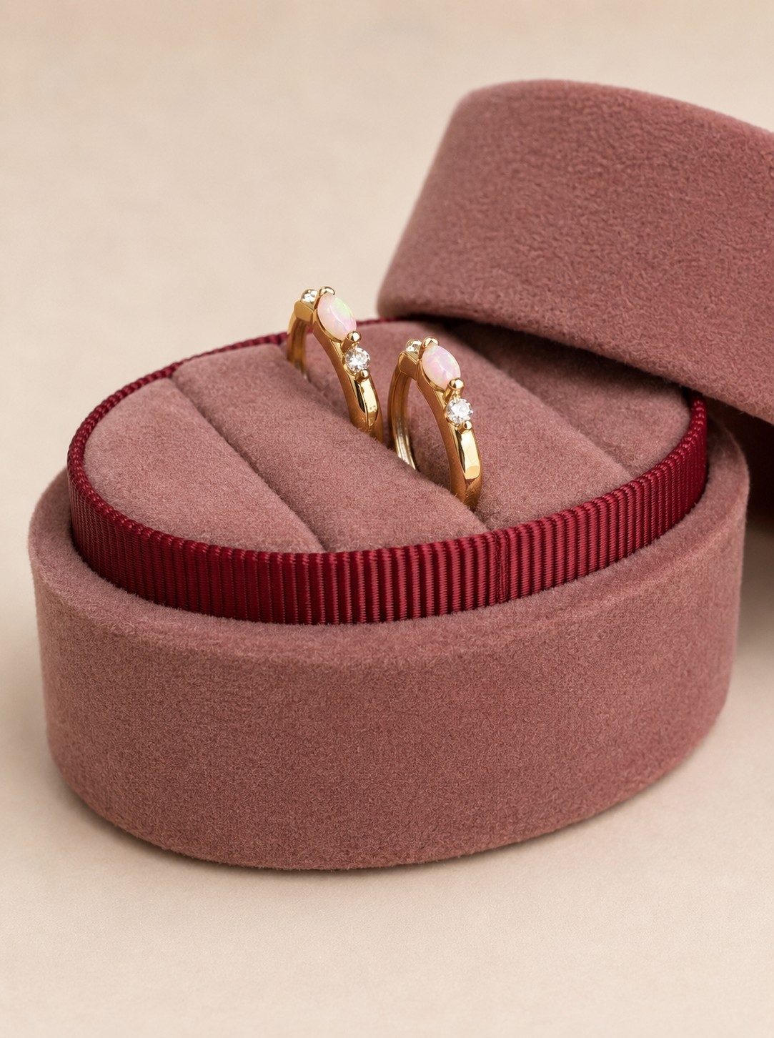 Opaline Hoops