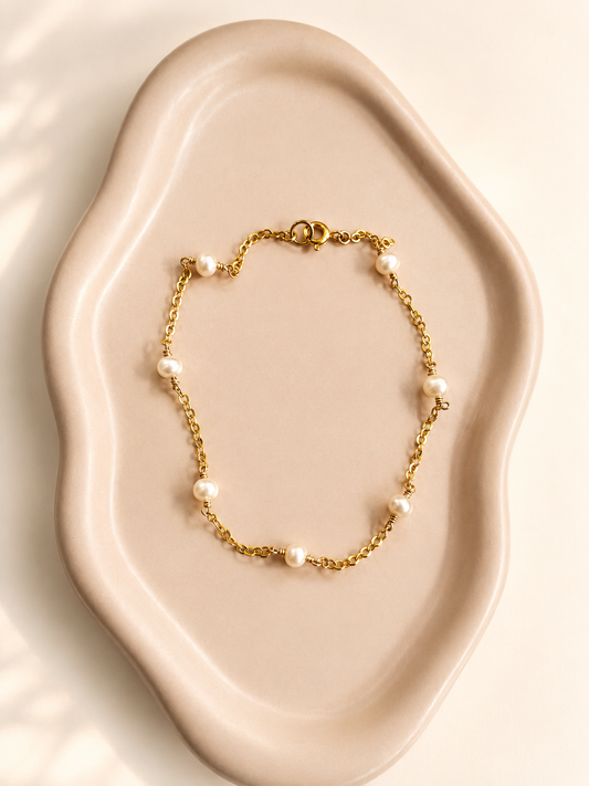 Eloise Pearl Anklet