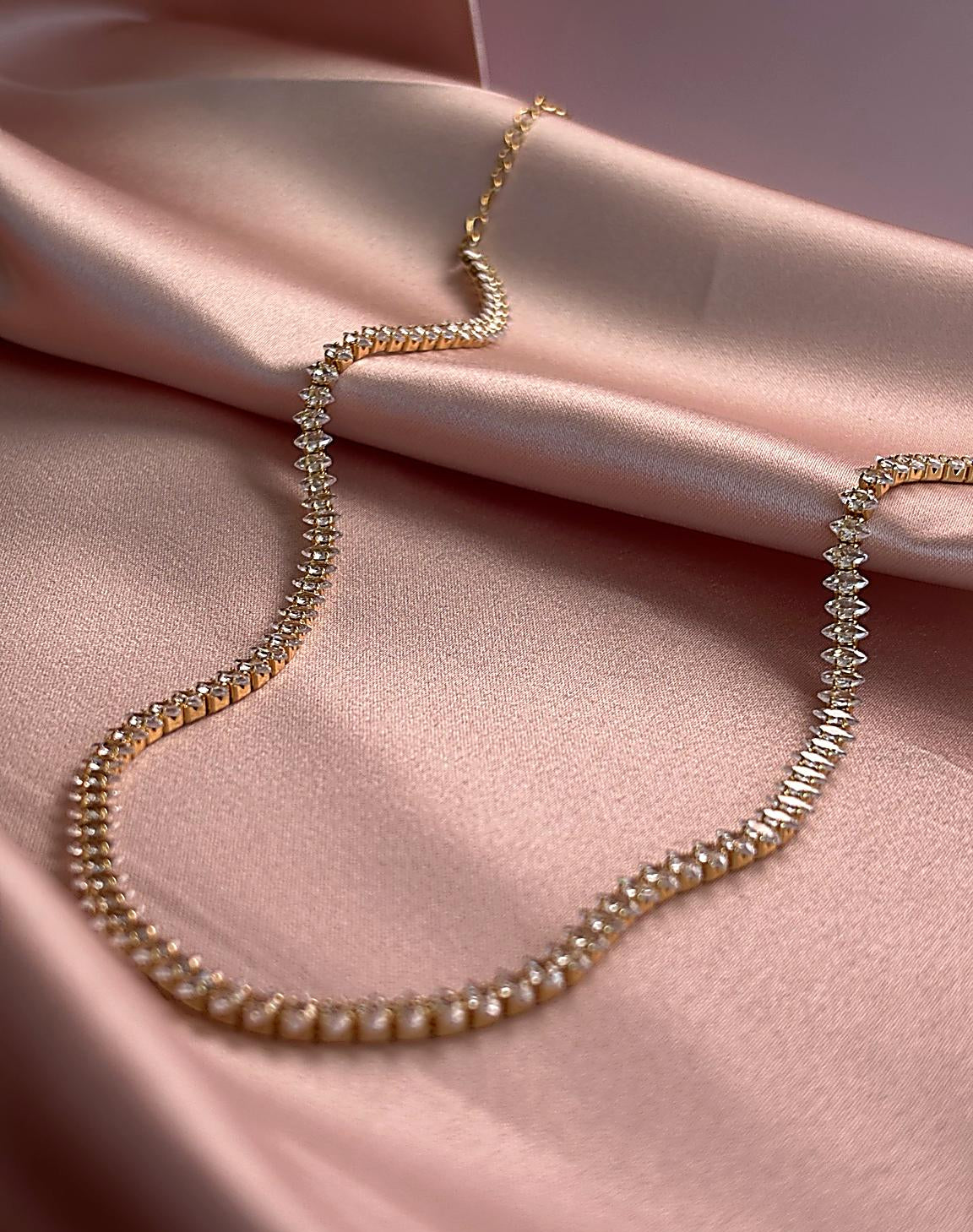 Marquis Tennis Necklace