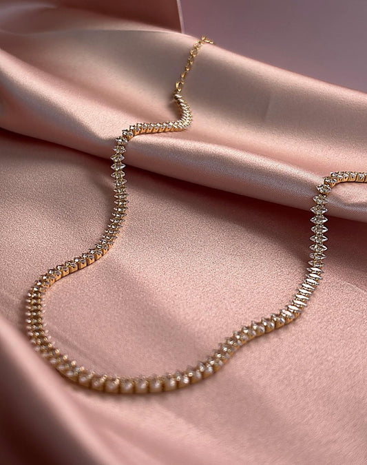 Marquis Tennis Necklace