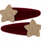 Velvet Star Hair Clips
