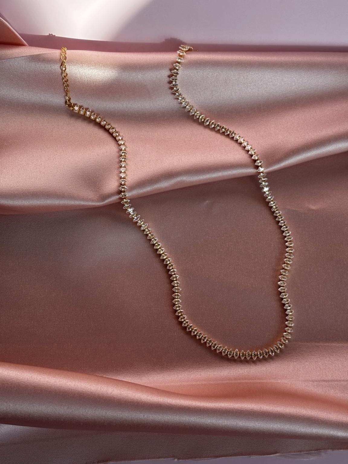 Marquis Tennis Necklace