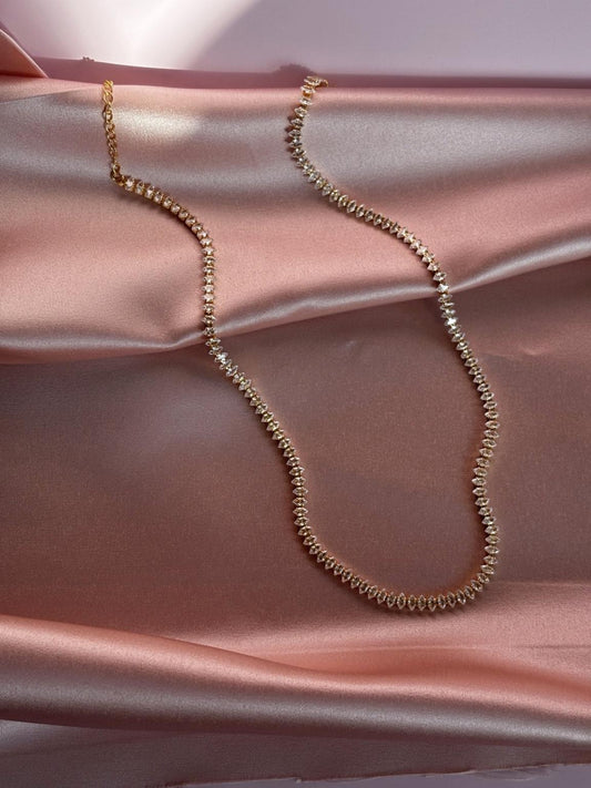 Marquis Tennis Necklace