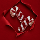 Candy Cane Claw Clips