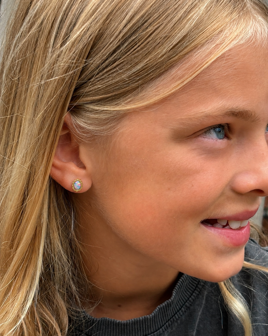 Anniversary Opal Studs