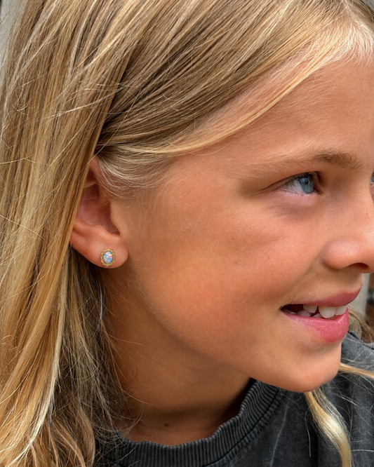 Anniversary Opal Studs