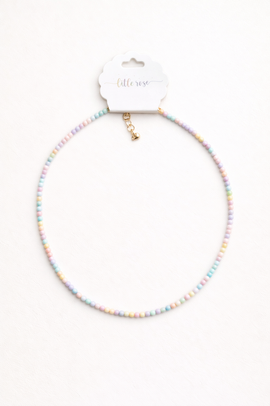 Pastel Beaded Necklace