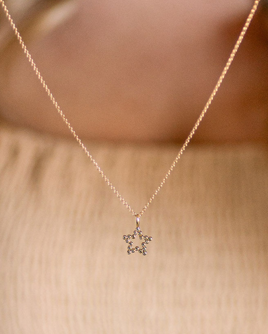 CZ Star Charm Necklace