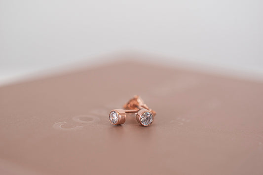 Aurora Studs - Rose Gold