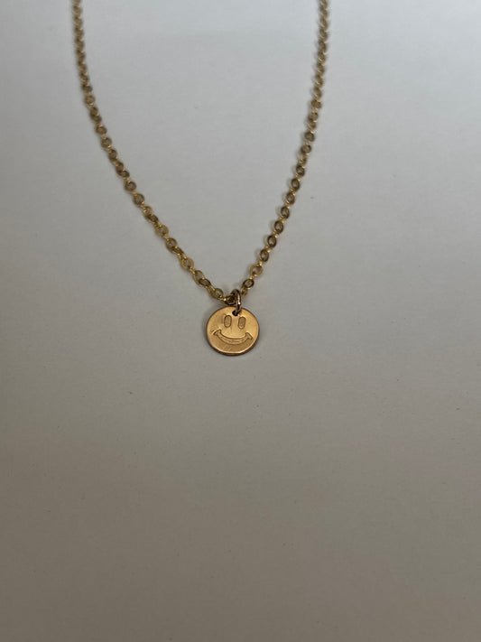 Happy Face Necklace: Overstock