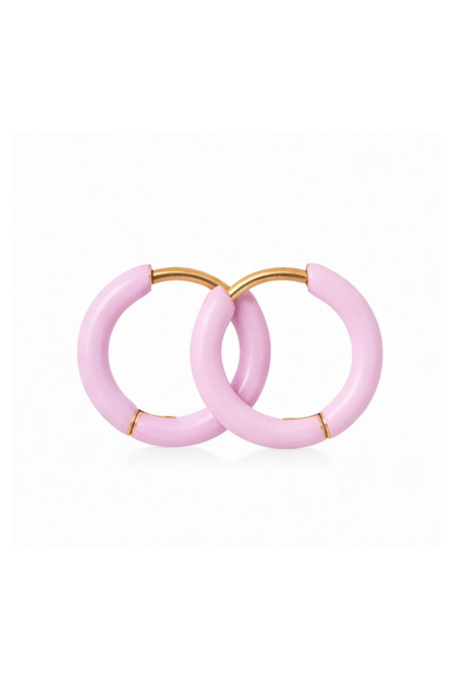 Colourful Enamel Hoops