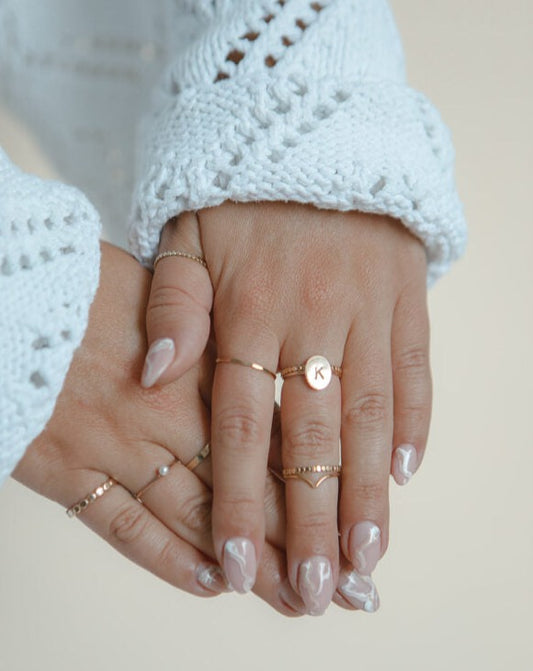 Audrey Ring - custom oval ring