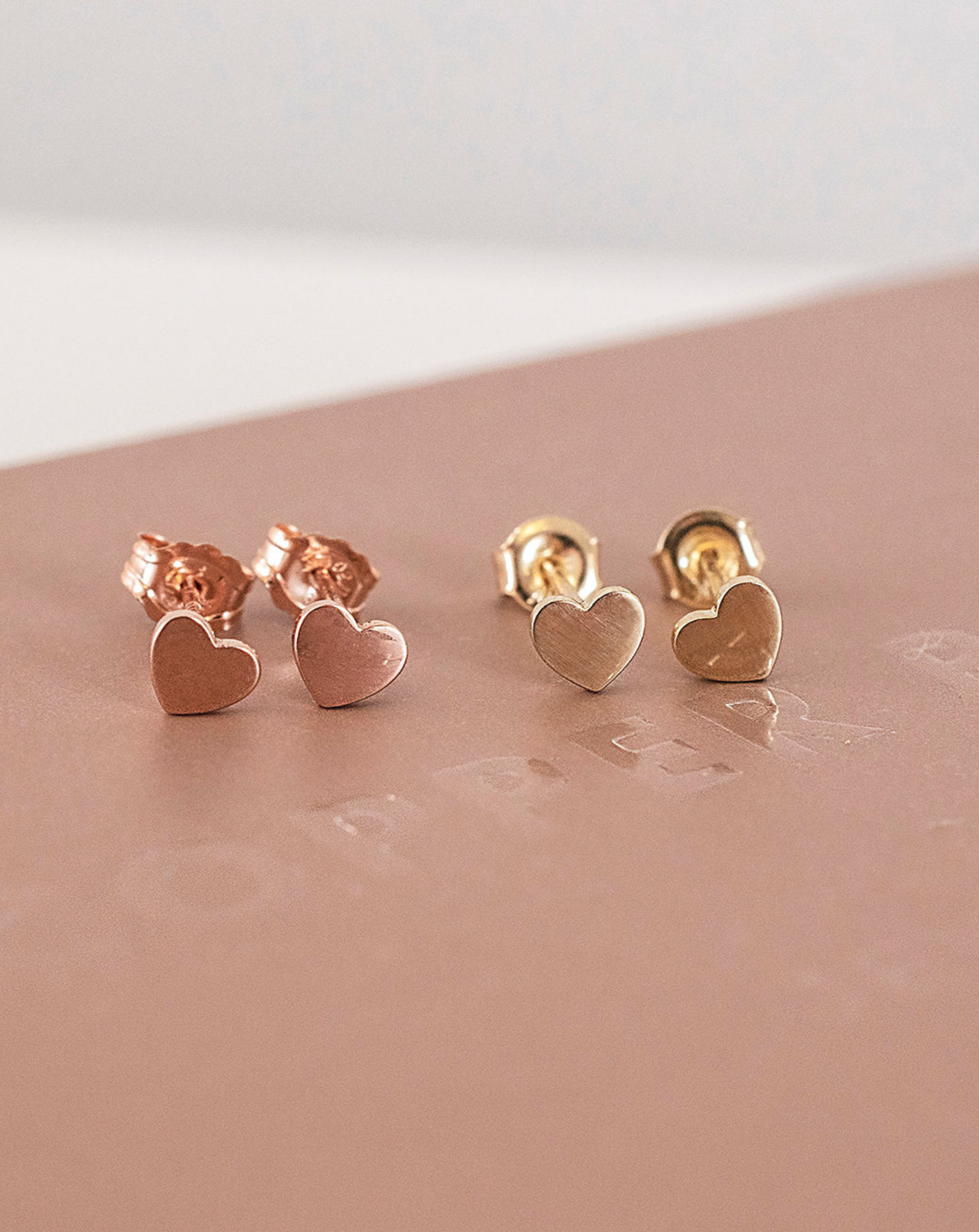 10K Solid Gold Touch of Love Earrings